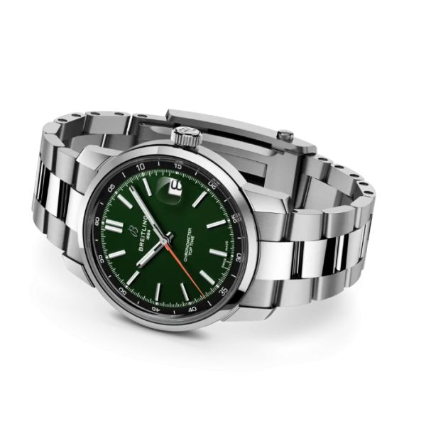 Montre Breitling Top Time B31 Cadran Vert Bracelet Acier