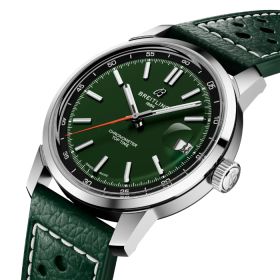 Montre Breitling Top Time B31 Cadran Vert Bracelet Cuir