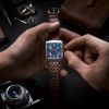 Montre Depancel Série R - F-BACK - DUSK BLUE Bracelet Cuir