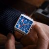 Montre Depancel Série R - F-BACK - DUSK BLUE Bracelet Cuir