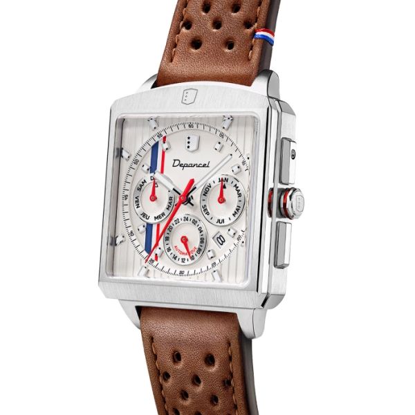 copy of Montre Depancel Série R - F-BACK - DUSK BLUE Bracelet Cuir
