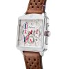 Montre Depancel Série-R01 Ivory Calendrier Automatique Bracelet Racing Marron