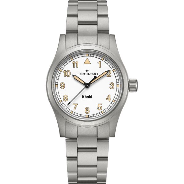 Montre Hamilton Khaki Field Quartz 38mm Cadran Blanc