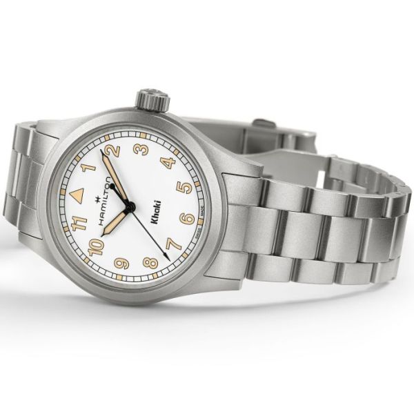 Montre Hamilton Khaki Field Quartz 38mm Cadran Blanc