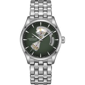 Montre Hamilton Jazzmaster Open Heart Auto 42mm Cadran Vert
