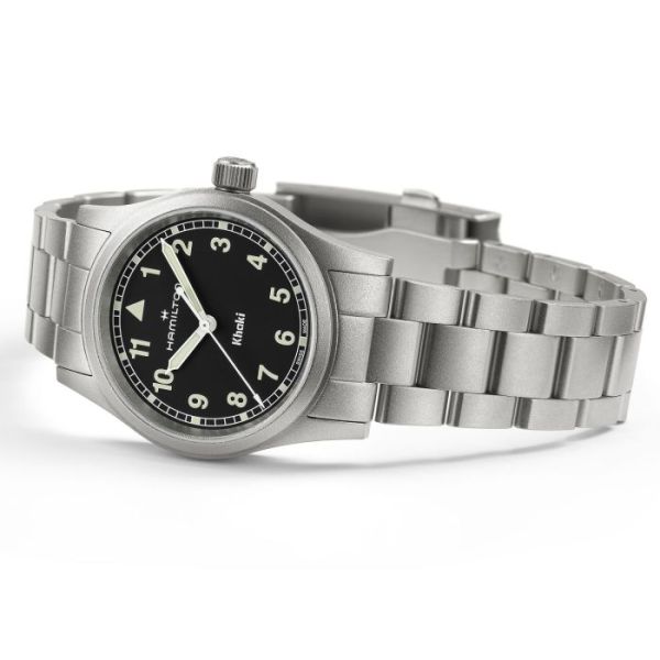 Montre Hamilton Khaki Field Quartz 33?mm Cadran Noir
