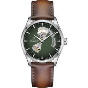 Montre Hamilton Jazzmaster Open Heart Auto 42mm Cadran Vert