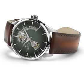 Montre Hamilton Jazzmaster Open Heart Auto 42mm Cadran Vert