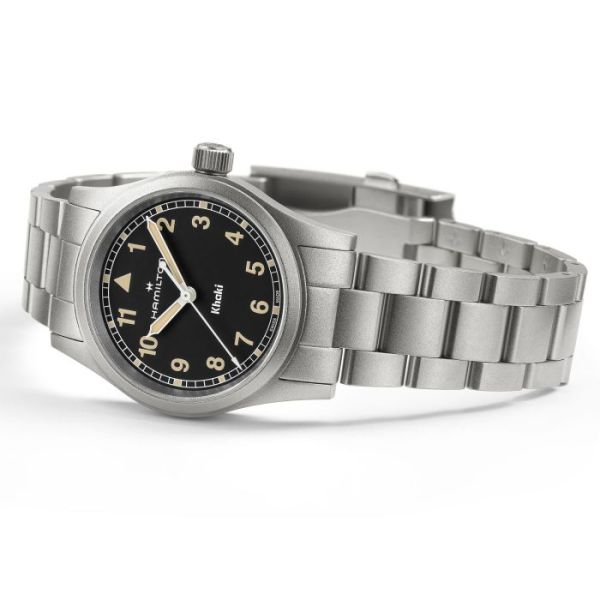 Montre Hamilton Khaki Field Quartz 33?mm Cadran Noir