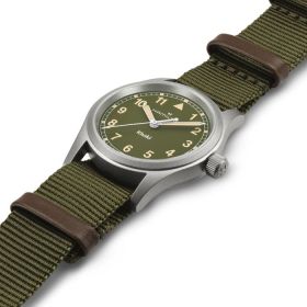 Montre Hamilton Khaki Field Quartz 33?mm Cadran Vert