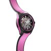 Montre Norqain Wild One Skeleton 39mm Hyper Pink Bracelet Caoutchouc