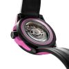 Montre Norqain Wild One Skeleton 39mm Hyper Pink Bracelet Caoutchouc