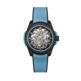 Montre Norqain Wild One Skeleton 39mm Sky Blue Bracelet Caoutchouc