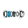 Montre Norqain Wild One Skeleton 39mm Sky Blue Bracelet Caoutchouc