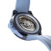 Montre Norqain Wild One Skeleton 39mm Purple Ice Blue Bracelet Caoutchouc