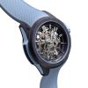 Montre Norqain Wild One Skeleton 39mm Purple Ice Blue Bracelet Caoutchouc