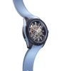 Montre Norqain Wild One Skeleton 39mm Purple Ice Blue Bracelet Caoutchouc