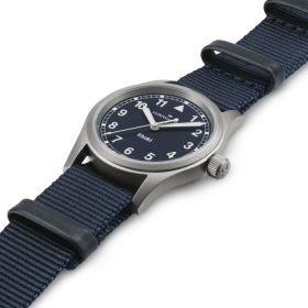 Montre Hamilton Khaki Field Quartz 33mm Cadran Bleu