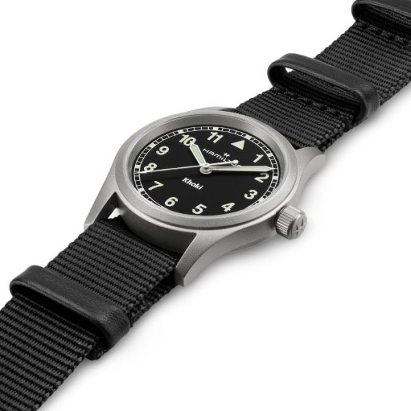 Montre Hamilton Khaki Field Quartz 33mm Cadran Noir