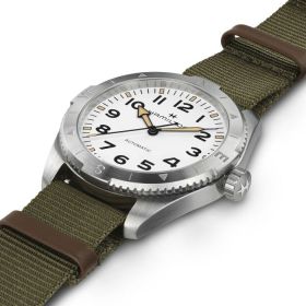 Montre Hamilton Khaki Field Expedition Auto Cadran Blanc
