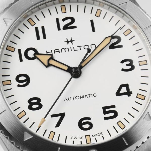 Montre Hamilton Khaki Field Expedition Auto Cadran Blanc