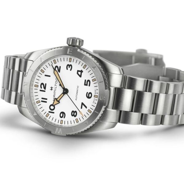 Montre Hamilton Khaki Field Expedition Auto Cadran Blanc