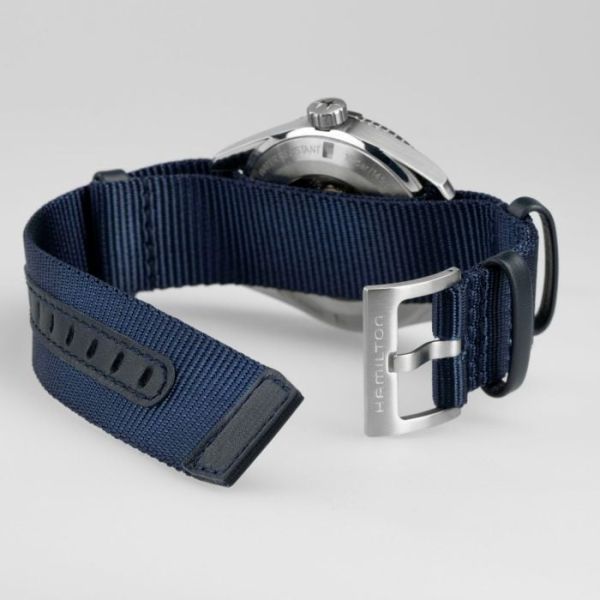 Montre Hamilton Khaki Field Expedition Auto Cadran Bleu