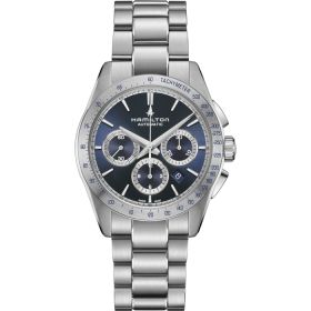 Montre Hamilton Jazzmaster Performer Autochrono 42mm Cadran Bleu