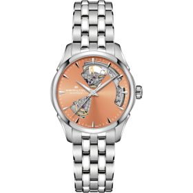 Montre Hamilton Jazzmaster Open Heart Lady Auto Cadran Abricot