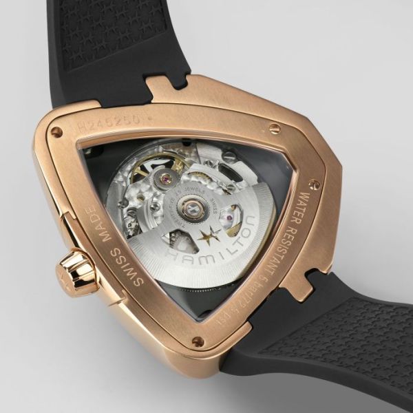 Montre Hamilton Ventura Elvis80 Skeleton Auto Cadran Noir