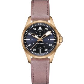 Montre Hamilton Khaki Aviation Pilot Auto Cadran Bleu