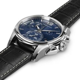 Montre Hamilton Jazzmaster Chrono Quartz Cadran Bleu