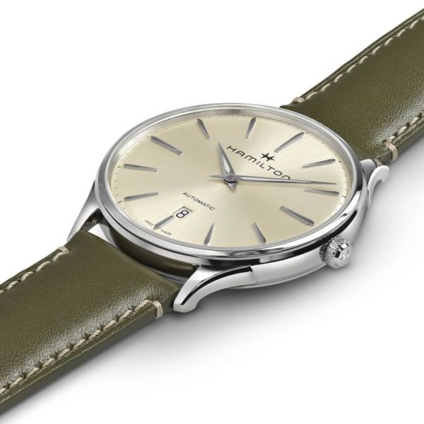 Montre Hamilton Jazzmaster Thinline Auto Cadran Blanc