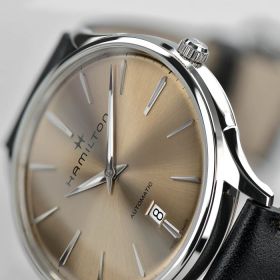 Montre Hamilton Jazzmaster Thinline Auto Cadran Beige