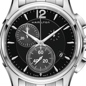 Montre Hamilton Jazzmaster Chrono Quartz Cadran Noir