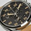 Montre Hamilton Khaki Aviation Khaki Pilot Chrono Quartz Cadran Noir