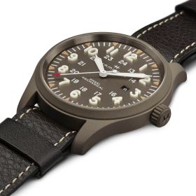 Montre Hamilton Khaki Field Mechanical Cadran Vert