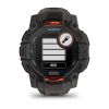 Montre Garmin Instinct 3 - 50mm SOLAR Noir Bracelet Silicone Gris Charbon