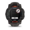Montre Garmin Instinct 3 - 50mm SOLAR Noir Bracelet Silicone Gris Charbon