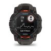 Montre Garmin Instinct 3 - 50mm SOLAR Noir Bracelet Silicone Gris Charbon