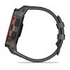 Montre Garmin Instinct 3 - 50mm SOLAR Noir Bracelet Silicone Gris Charbon