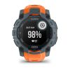 Montre Garmin Instinct 3 - 50mm SOLAR Bleu Crépuscule Bracelet Silicone Orange