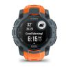 Montre Garmin Instinct 3 - 50mm SOLAR Bleu Crépuscule Bracelet Silicone Orange