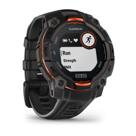 Montre Garmin Instinct 3 - 45mm SOLAR Noir Bracelet Silicone Noir