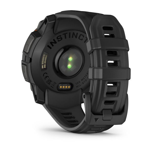 Montre Garmin Instinct 3 - 45mm SOLAR Noir Bracelet Silicone Noir