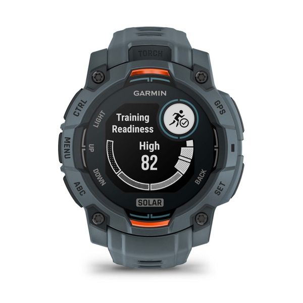 Montre Garmin Instinct 3 - 45mm AMOLED Vert d'Eau Bracelet Silicone