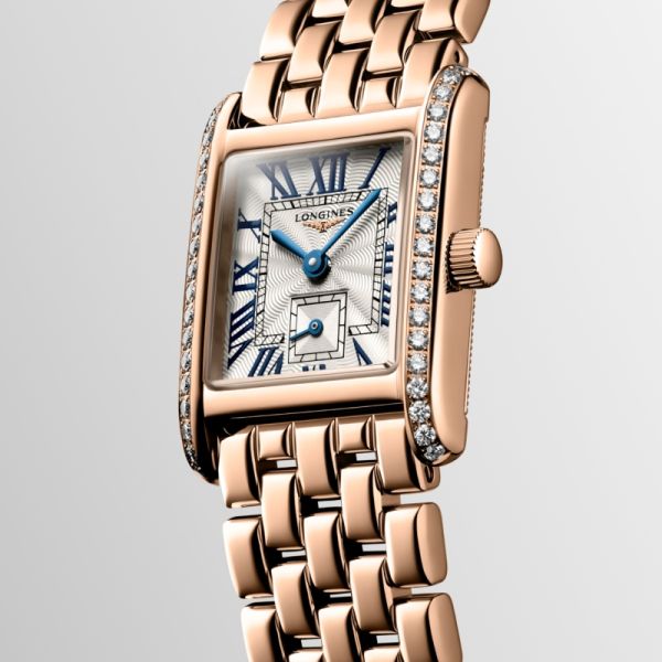 Montre Longines Mini Dolcevita Or rose 18 carats