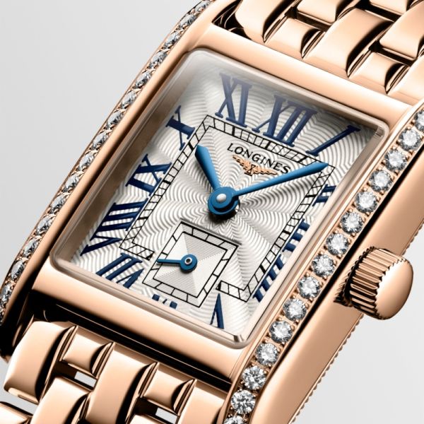Montre Longines Mini Dolcevita Or rose 18 carats