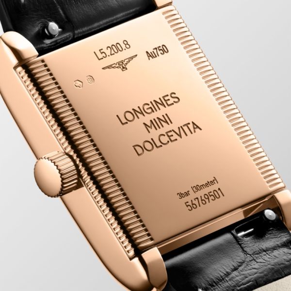 Montre Longines Mini Dolcevita Or rose 18 carats