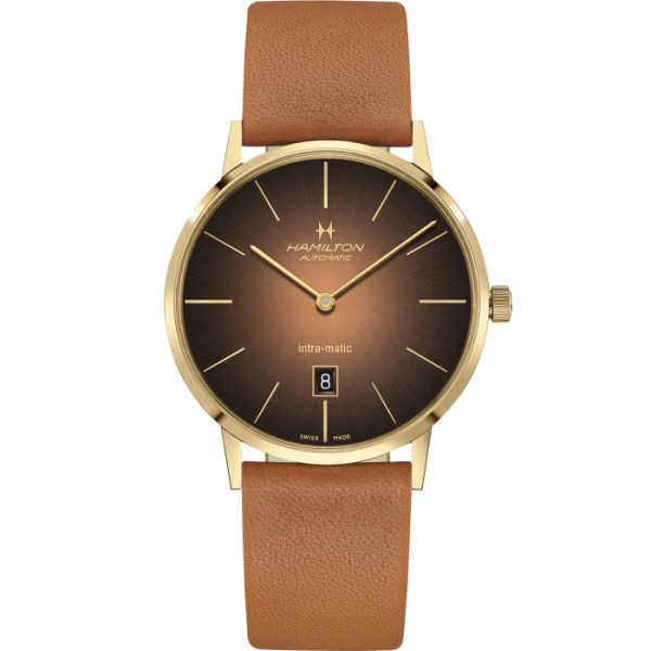 Montre Hamilton American Classic Intra-Matic Auto Cadran Brun